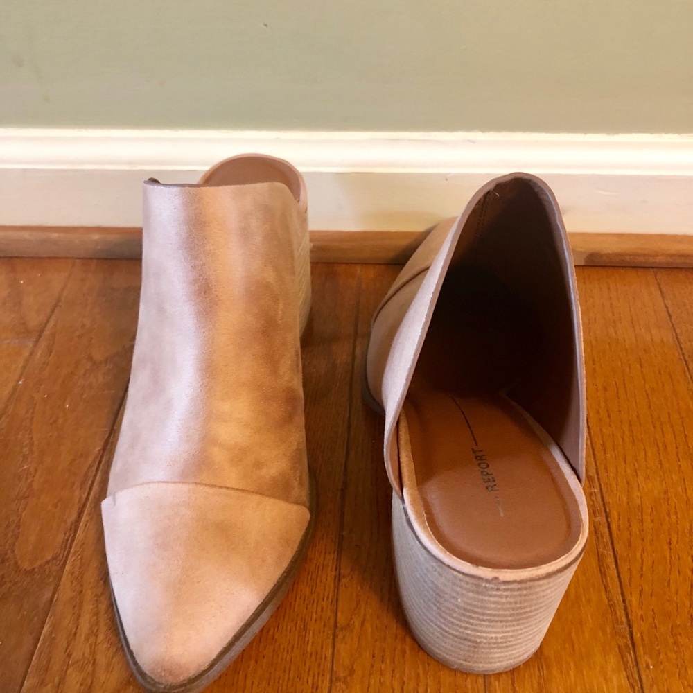 Report slip on heels